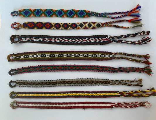 Handwoven Peruvian Friendship Bracelets – Made with Soft Alpaca Wool in Cusco