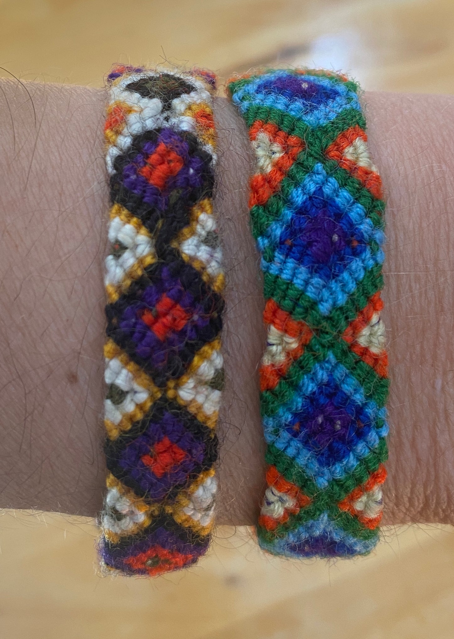 Handwoven Peruvian Friendship Bracelets – Made with Soft Alpaca Wool in Cusco