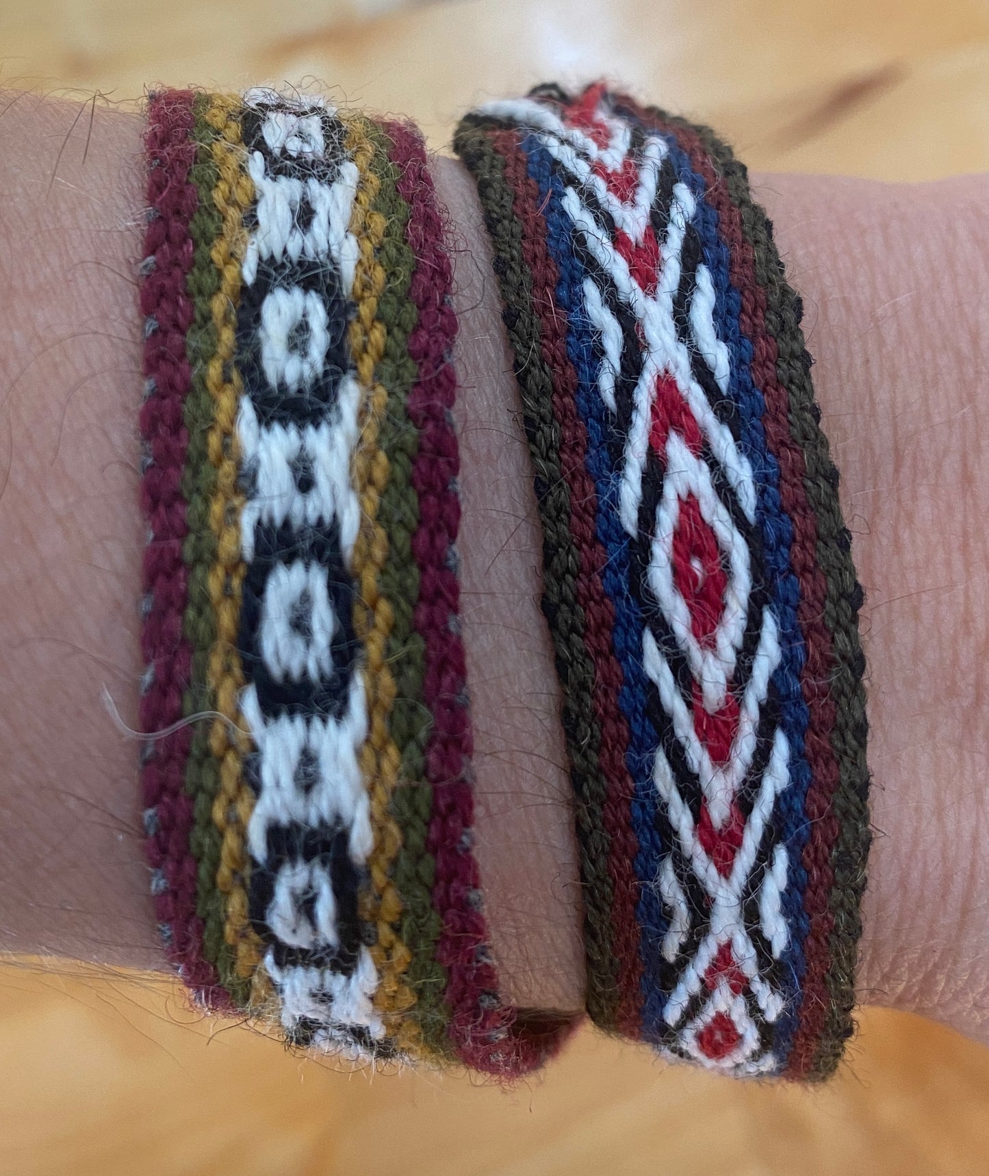 Handwoven Peruvian Friendship Bracelets – Made with Soft Alpaca Wool in Cusco