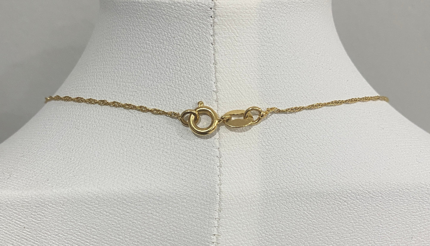 Delicate Infinity Necklace – CZ Micro Pavé Charm, Gold-Plated with 7 Coats of 18K Gold (17")