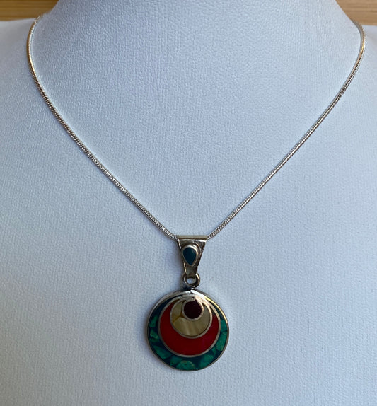 Inka Pattern Silver Alpaca Necklaces – Choose Your Style. Cute Alpaca Peruvian Necklace. Inka Symbols Jewelry. Inka Necklace.