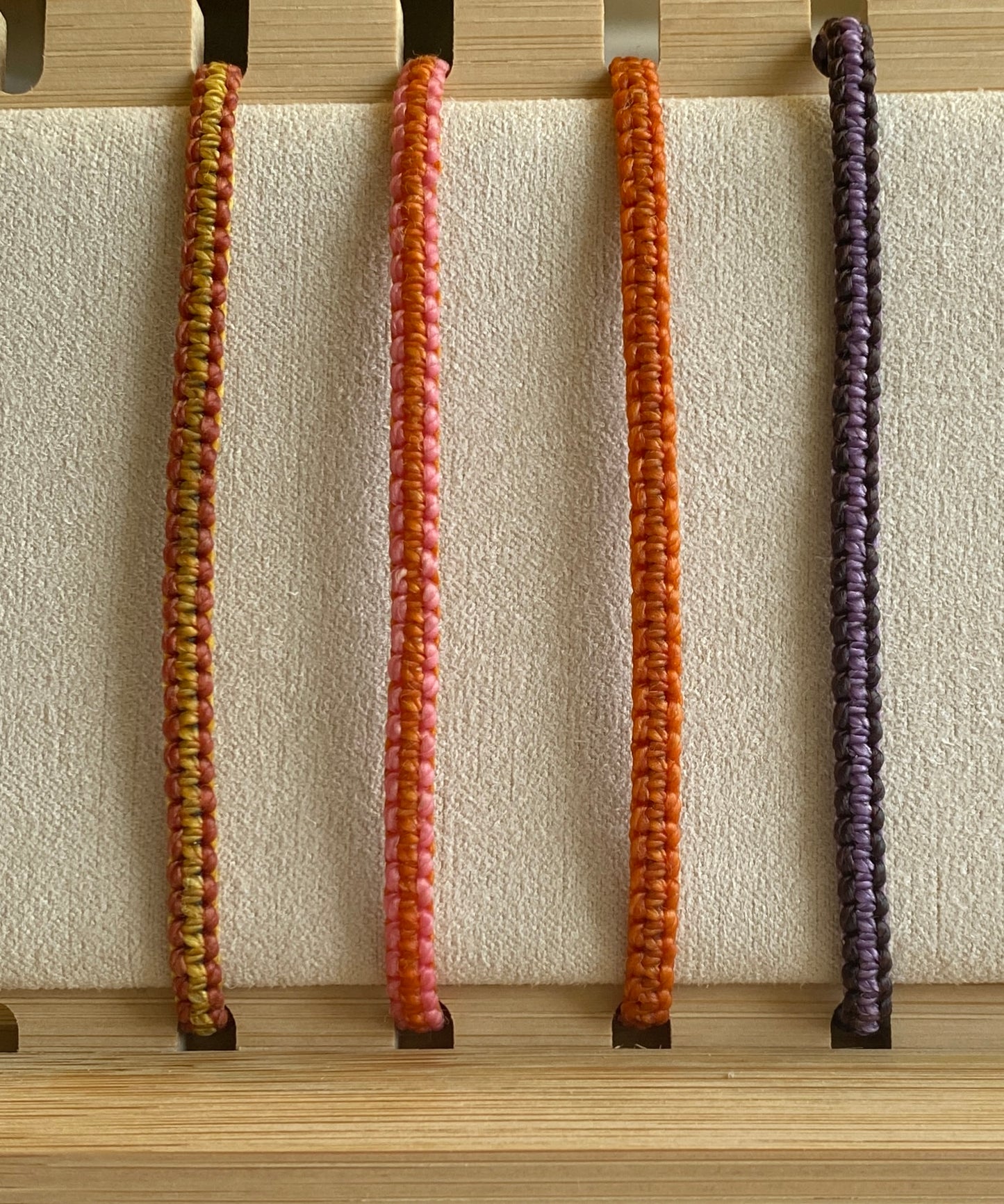 Nylon Cord Friendship Bracelet. Thin Friendship Bracelet. Adjustable Friendship Bracelet.