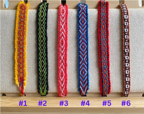 Handwoven Peruvian Friendship Bracelets. Colorful Friendship Bracelets