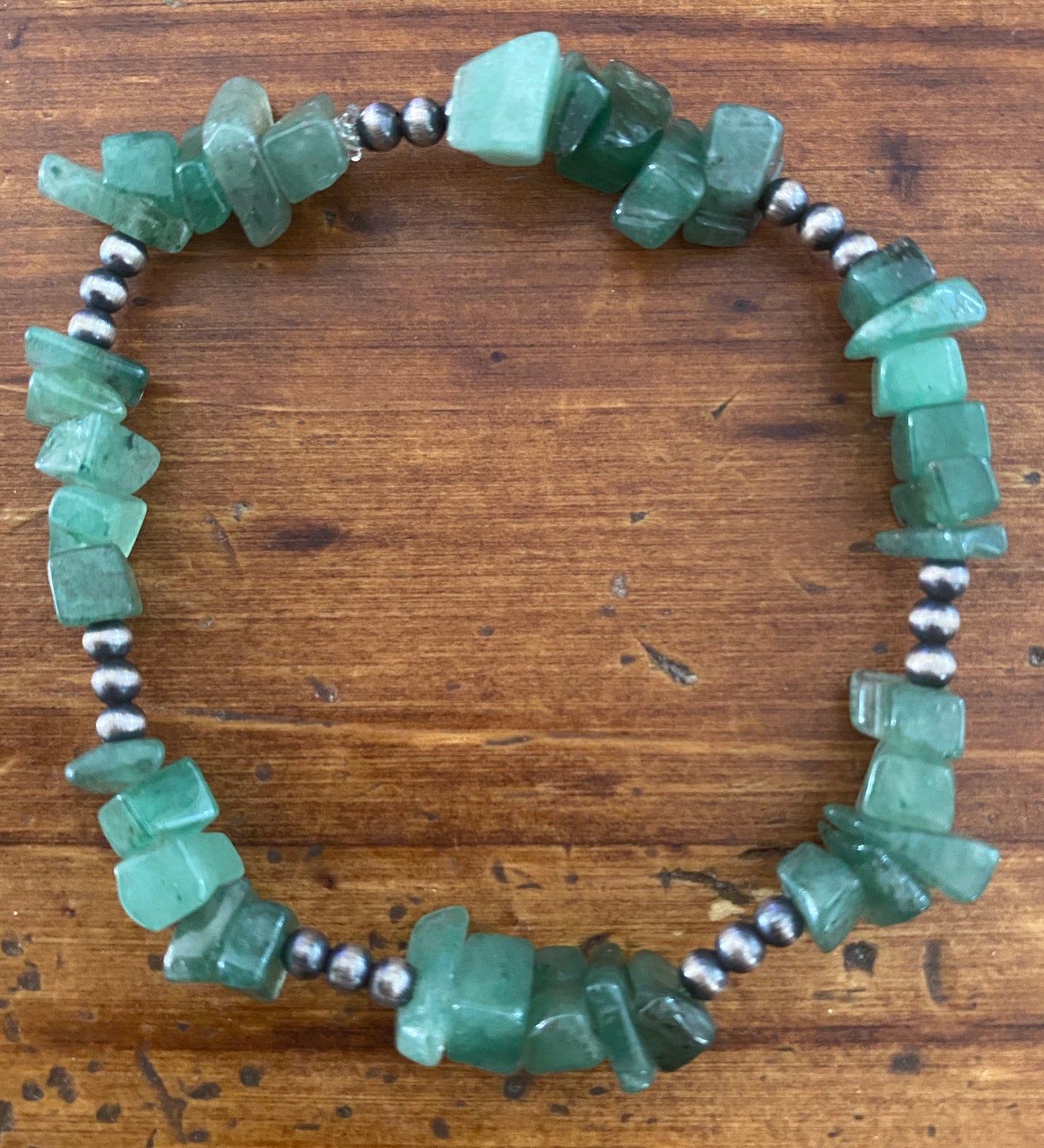 Natural Gemstones and Desert Pearls Stretch Bracelets