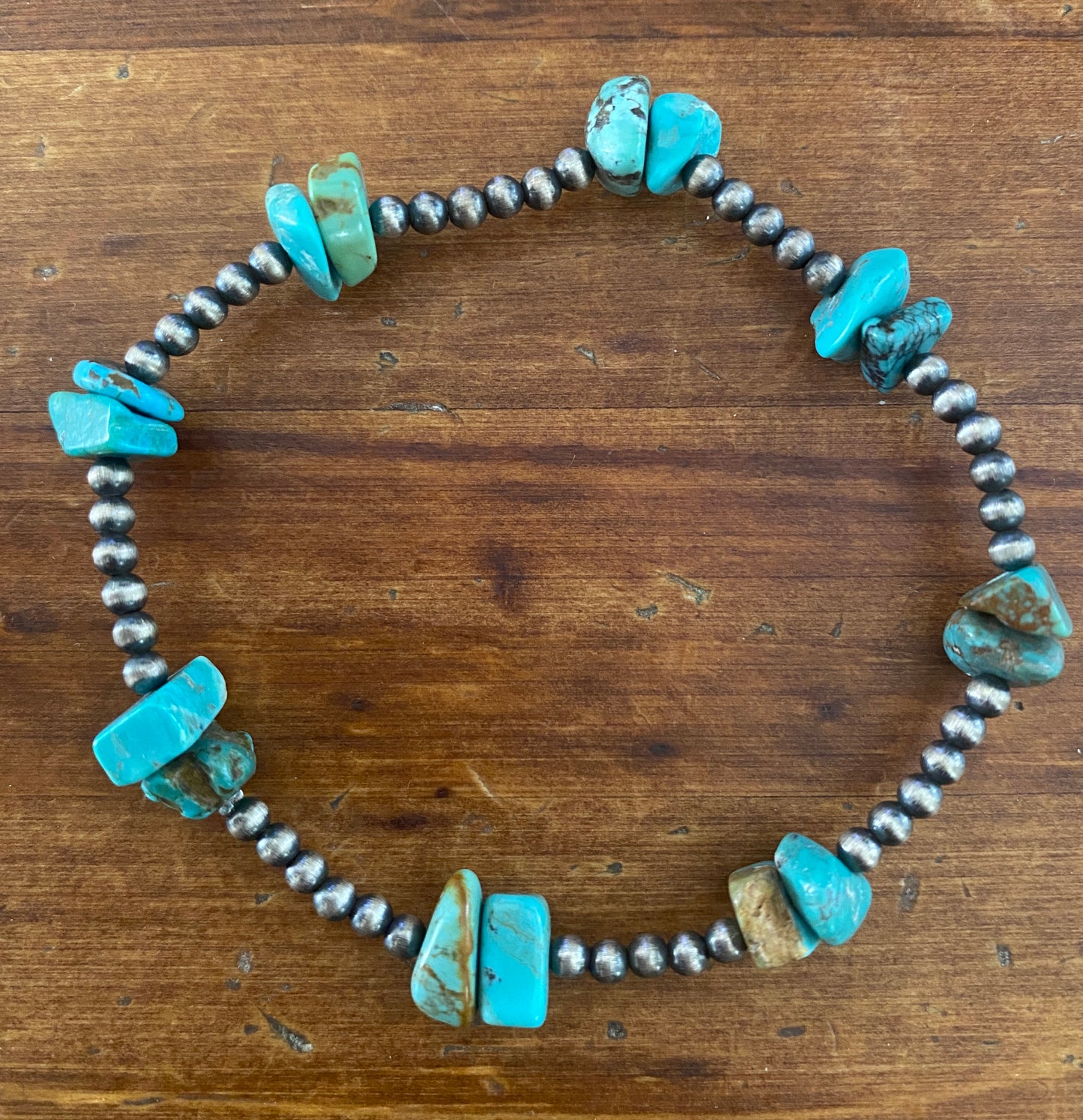 Natural Gemstones and Desert Pearls Stretch Bracelets