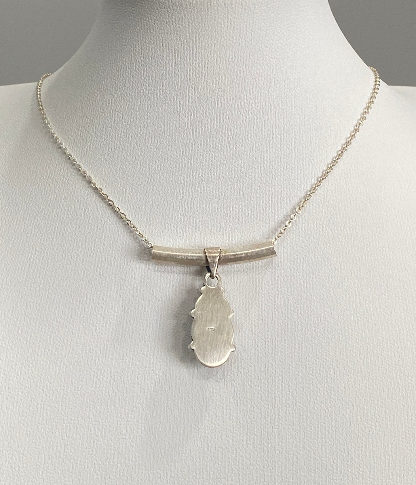 Sterling Silver Natural Stone Pendants – Golden Hills Turquoise, Turquoise, or Heart Tiger’s Eye
