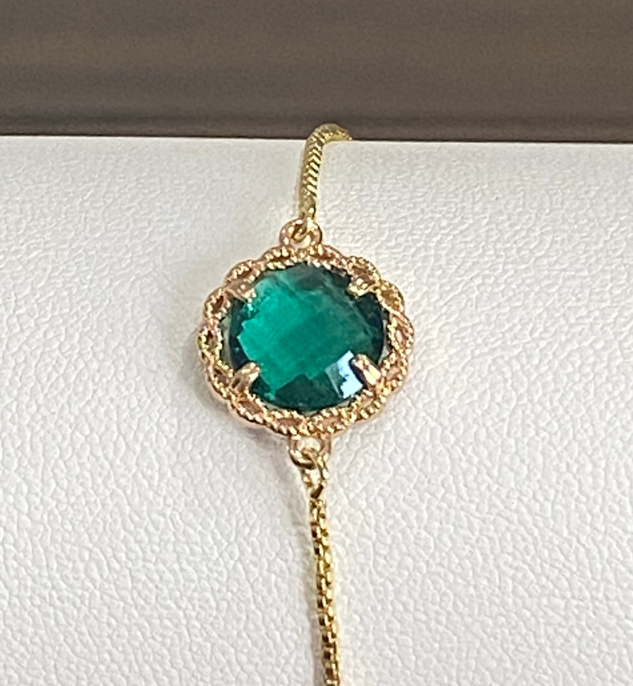 Gold Plated Adjustable Charm Bracelet – Glass & Butterfly Designs (5 Styles Available)